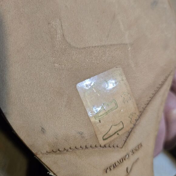 Rene Caovilla Crystal Gold Mules Sandals With Rhinestone Size 39.5 New - Picture 7 of 10